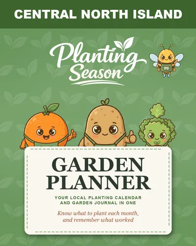 Cover of the Central North Island Garden Planner