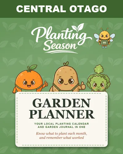 Cover of the Central Otago Garden Planner