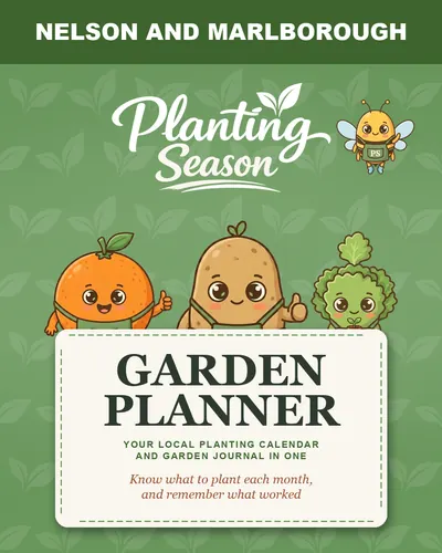 Cover of the Nelson and Marlborough Garden Planner